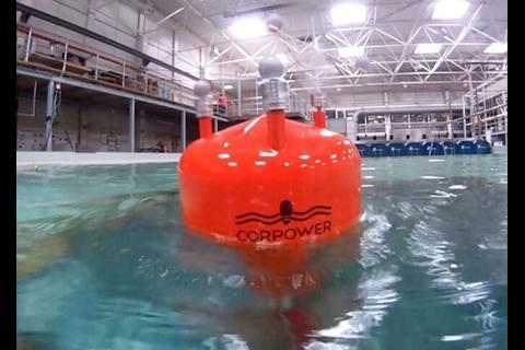 1/2 scale model wave tank testing